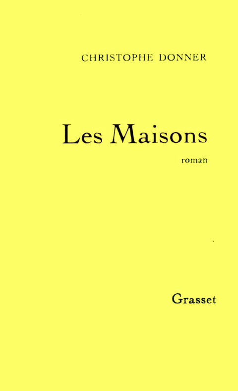 Cover image for book Les maisons