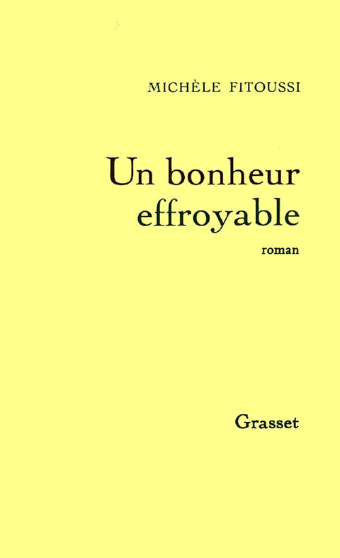 Cover image for book Un bonheur effroyable