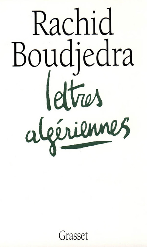 Cover image for book Lettres algériennes