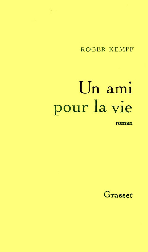 Cover image for book Un ami pour la vie