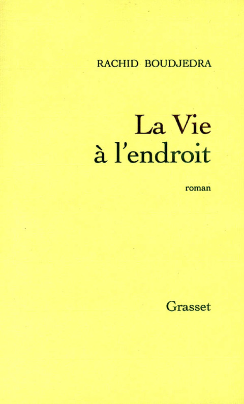 Cover image for book La vie à l'endroit
