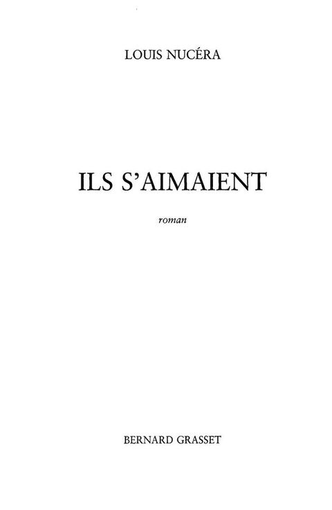 Cover image for book Ils s'aimaient