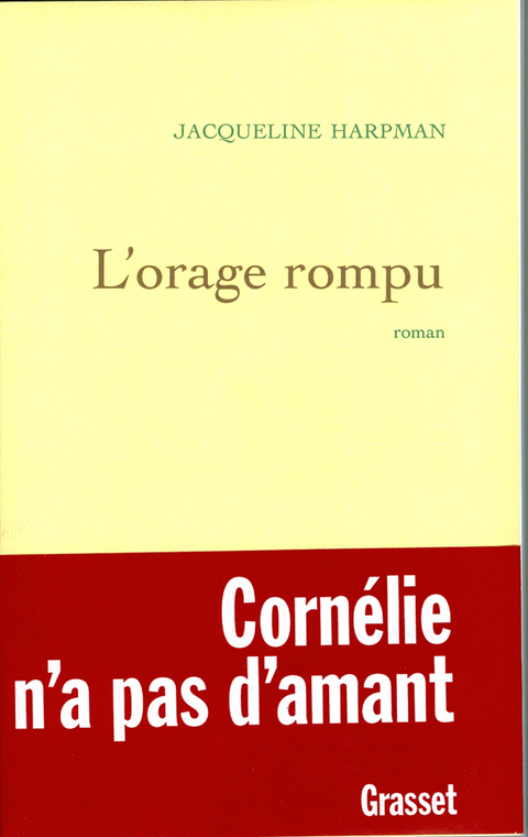 Cover image for book L'orage rompu