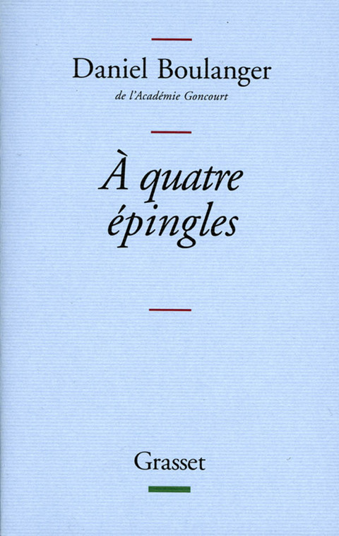 Cover image for book A quatre épingles