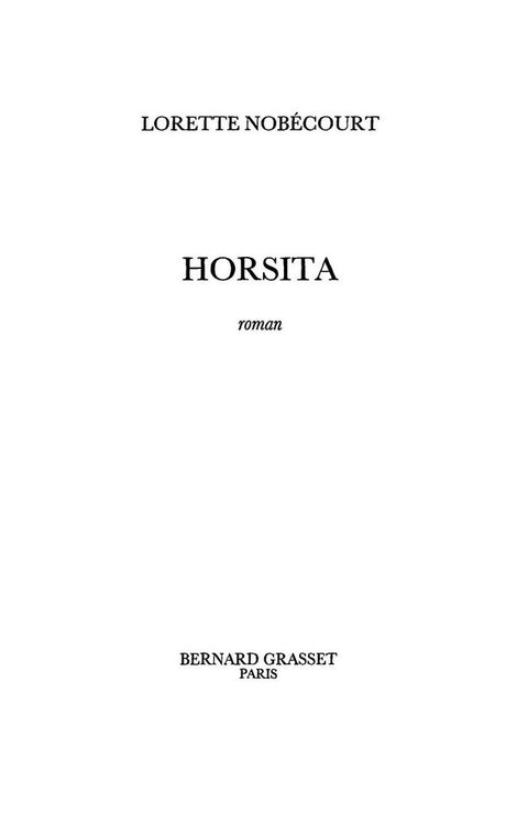 Cover image for book Horsita
