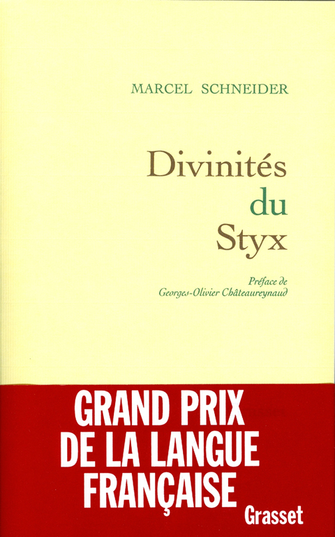 Cover image for book Divinités du Styx