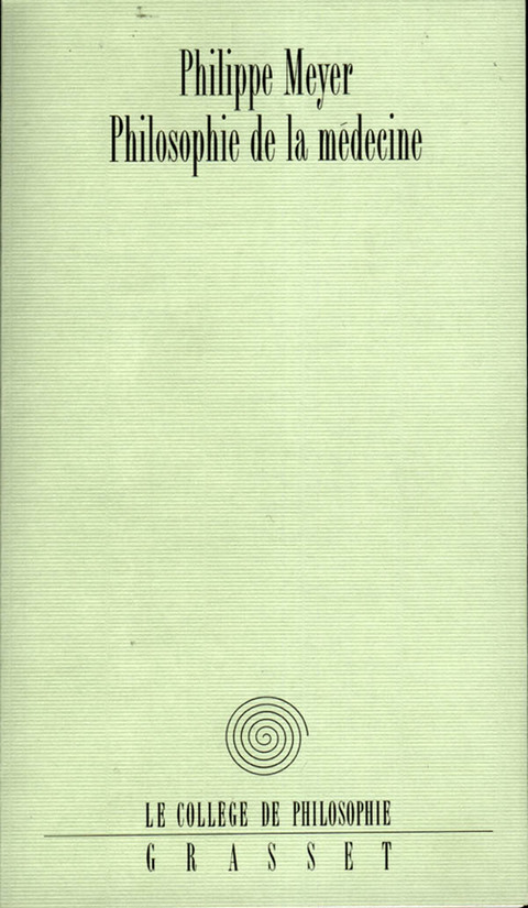 Cover image for book Philosophie de la médecine
