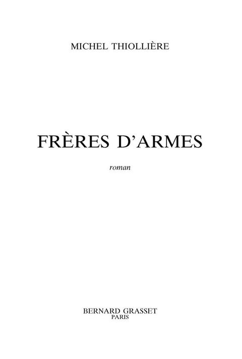 Cover image for book Frères d'armes