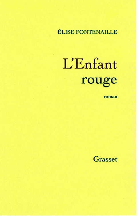 Cover image for book L'enfant rouge