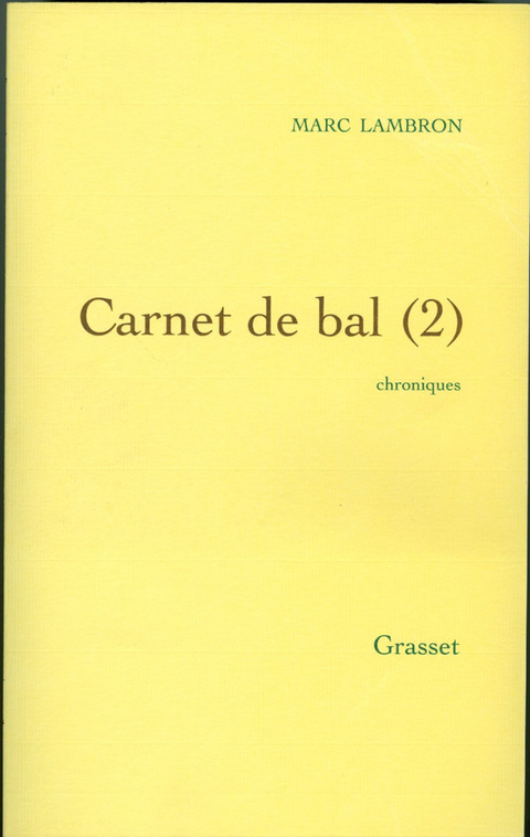 Cover image for book Carnet de bal, 2