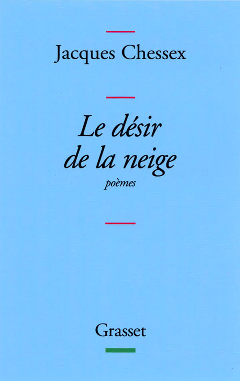 Cover image for book Le désir de la neige