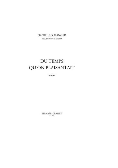 Cover image for book Du temps qu'on plaisantait
