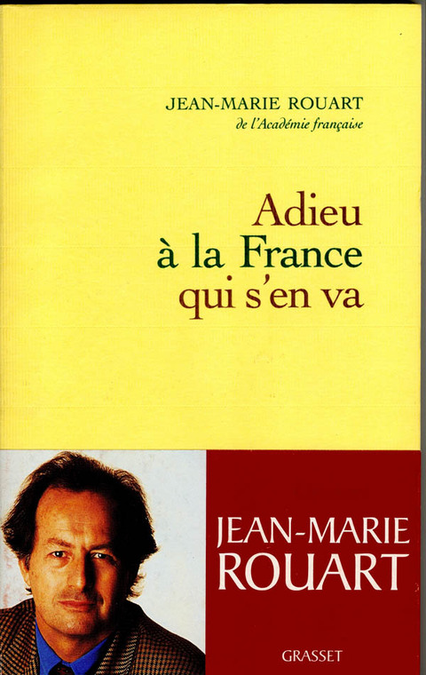 Cover image for book Adieu à la France qui s'en va