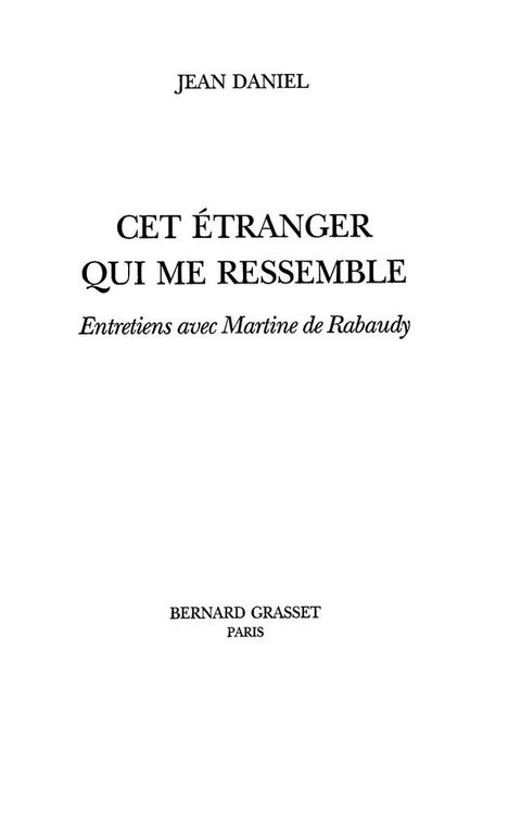 Cover image for book Cet étranger qui me ressemble