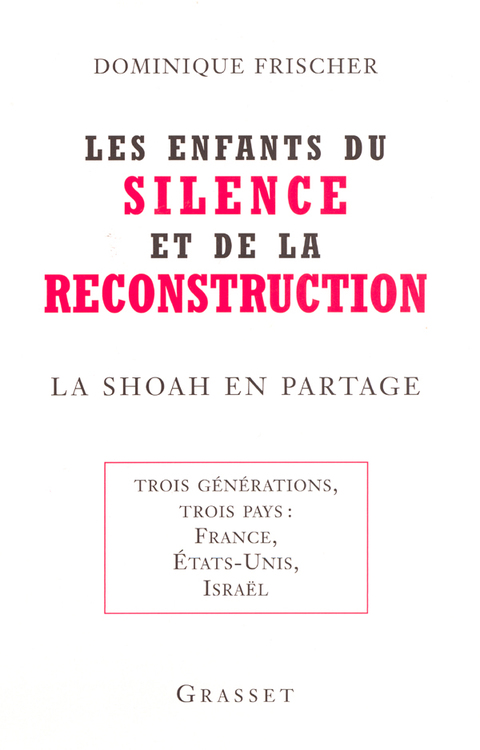 Cover image for book Les enfants du silence et de la reconstruction