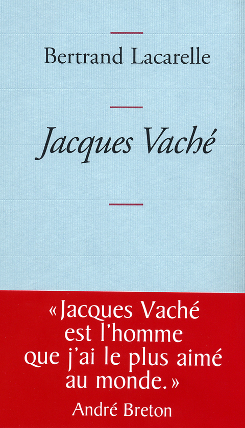 Cover image for book Jacques Vaché
