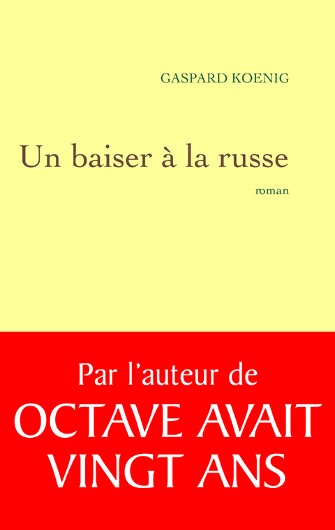 Cover image for book Un baiser à la russe