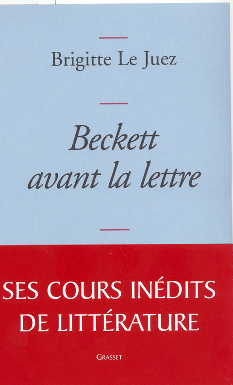 Cover image for book Beckett avant la lettre