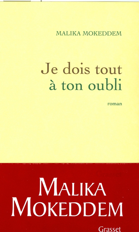 Cover image for book Je dois tout à ton oubli