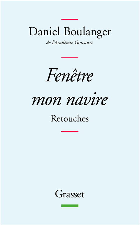 Cover image for book Fenêtre mon navire