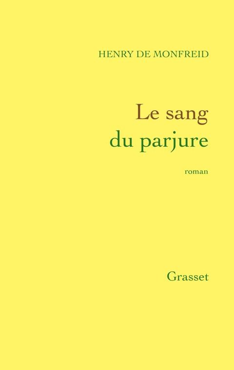 Cover image for book Le sang du Parjure