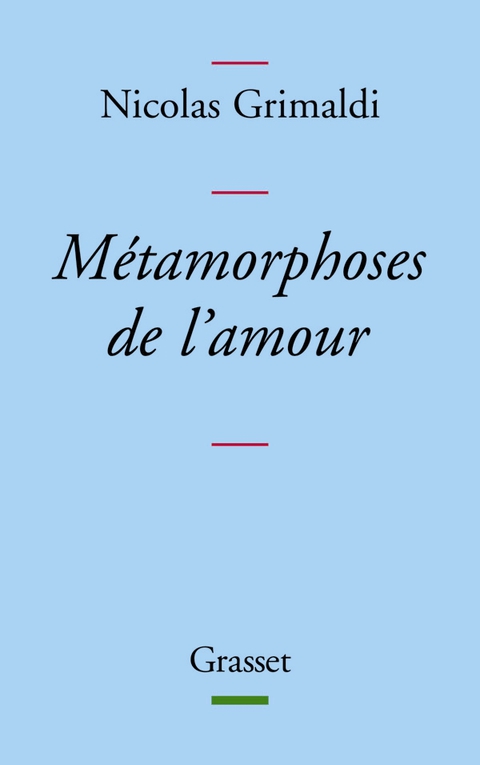 Cover image for book Métamorphoses de l'amour