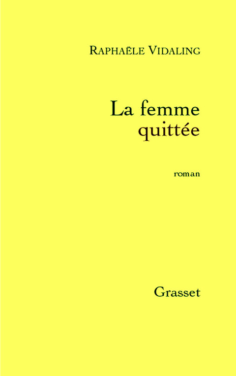 Cover image for book La femme quittée