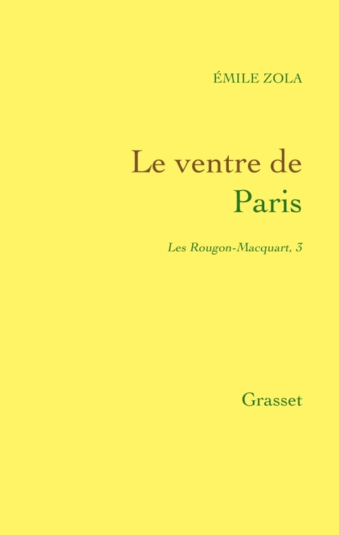 Cover image for book Le ventre de Paris