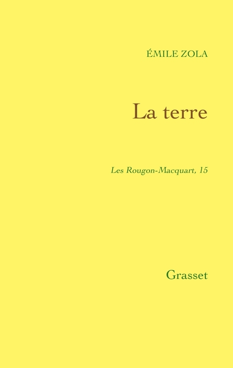 Cover image for book La terre