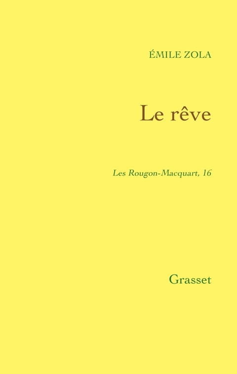 Cover image for book Le rêve