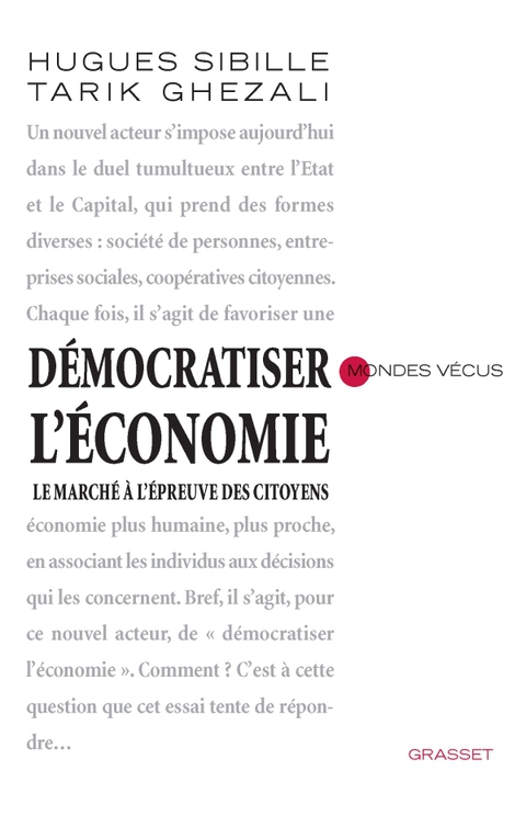 Cover image for book Démocratiser l'économie
