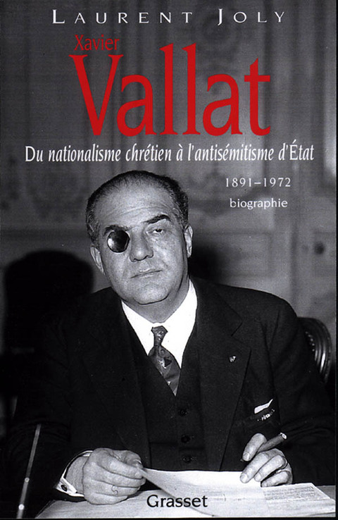 Cover image for book Xavier Vallat (1891-1972)
