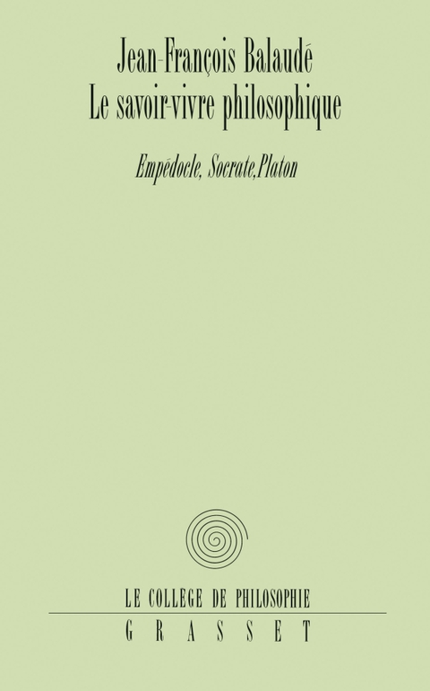 Cover image for book Le savoir-vivre philosophique