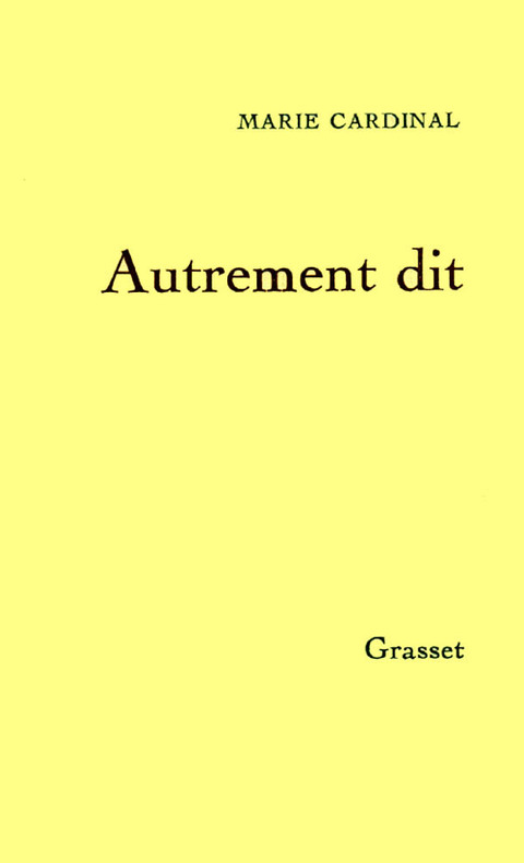 Cover image for book Autrement dit