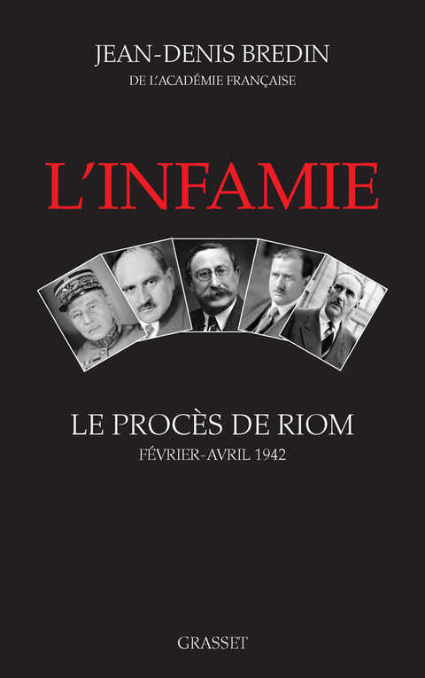 Cover image for book L'infamie