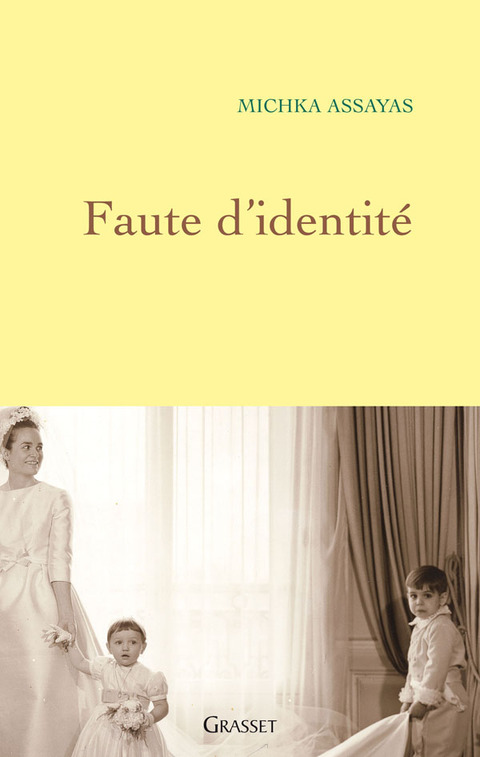 Cover image for book Faute d'identité