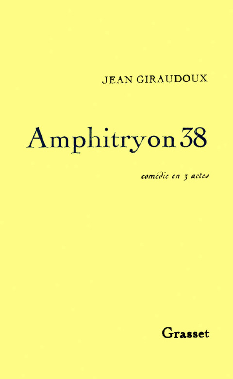 Cover image for book Amphitryon 38