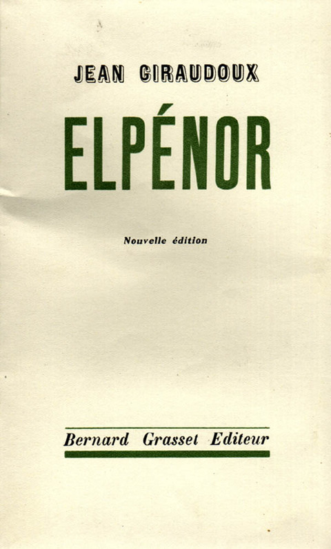 Cover image for book Elpénor