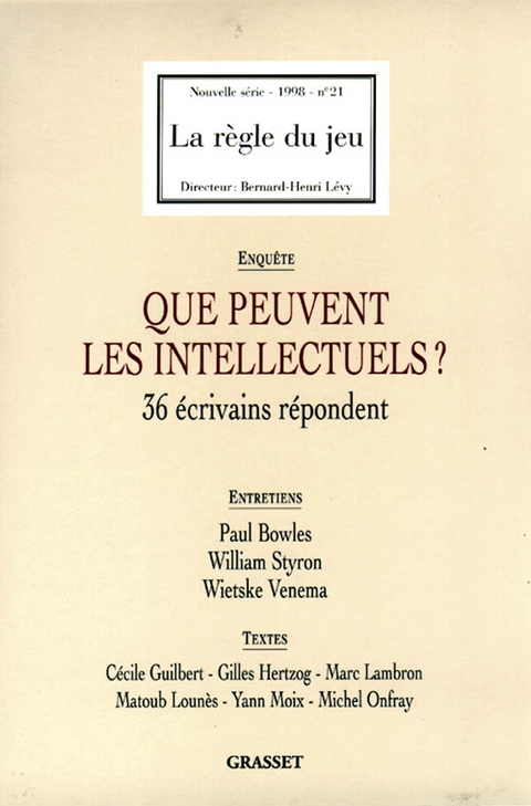 Cover image for book La règle du jeu n° 21