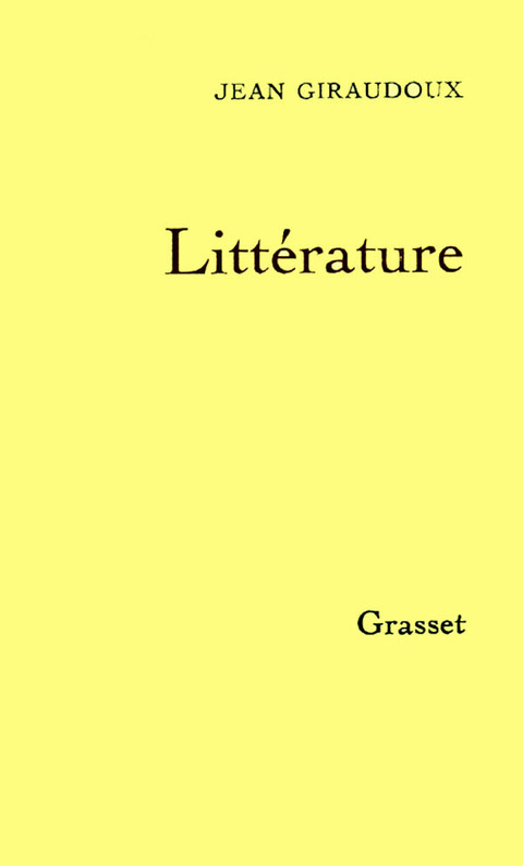 Cover image for book Littérature