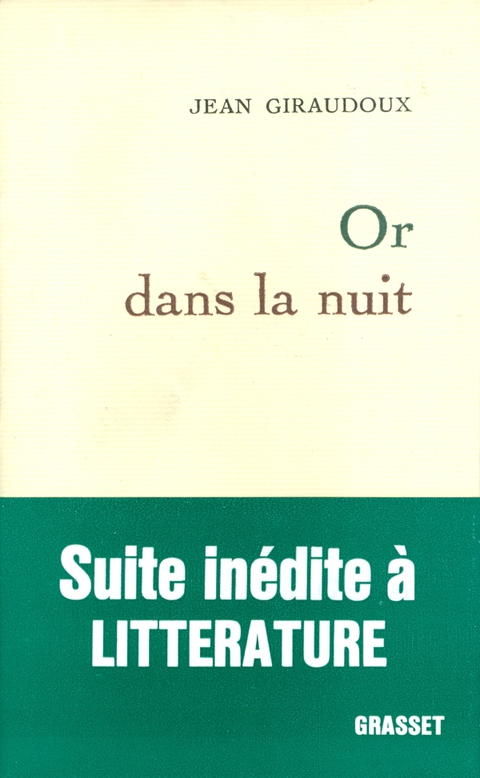 Cover image for book Or dans la nuit