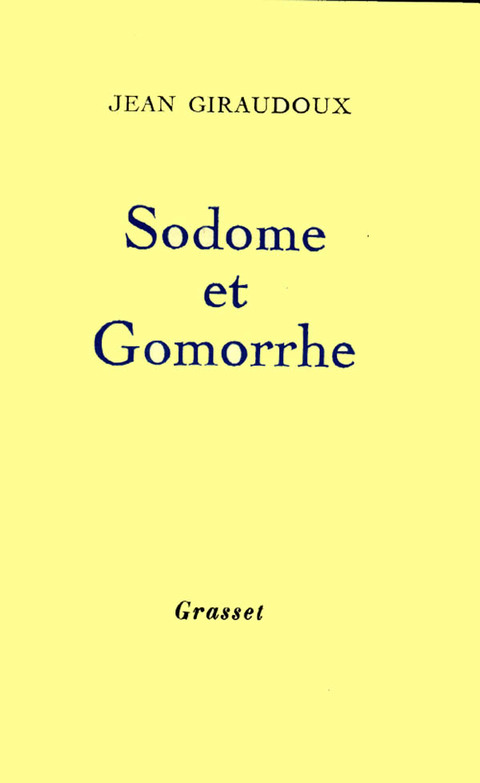 Cover image for book Sodome et Gomorrhe