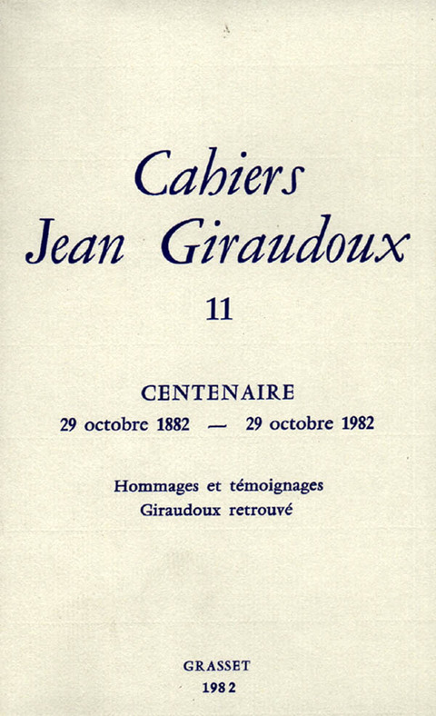Cover image for book Cahiers numéro 11