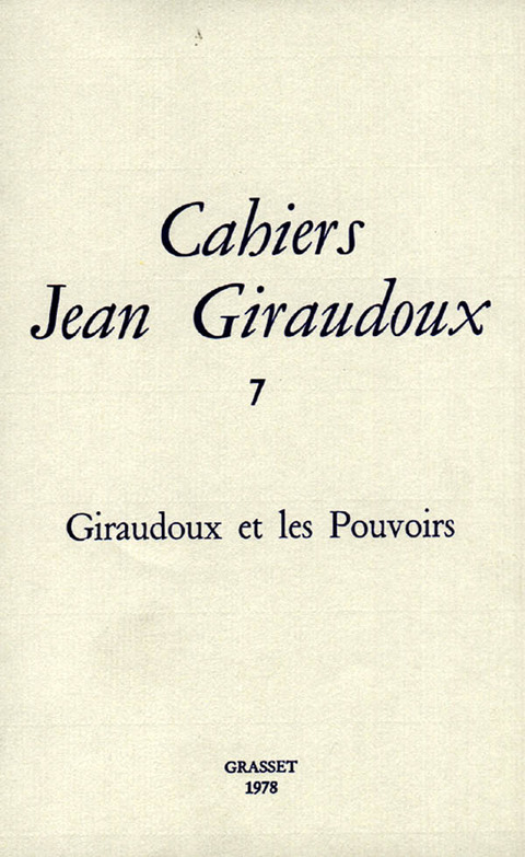 Cover image for book Cahiers numéro 7