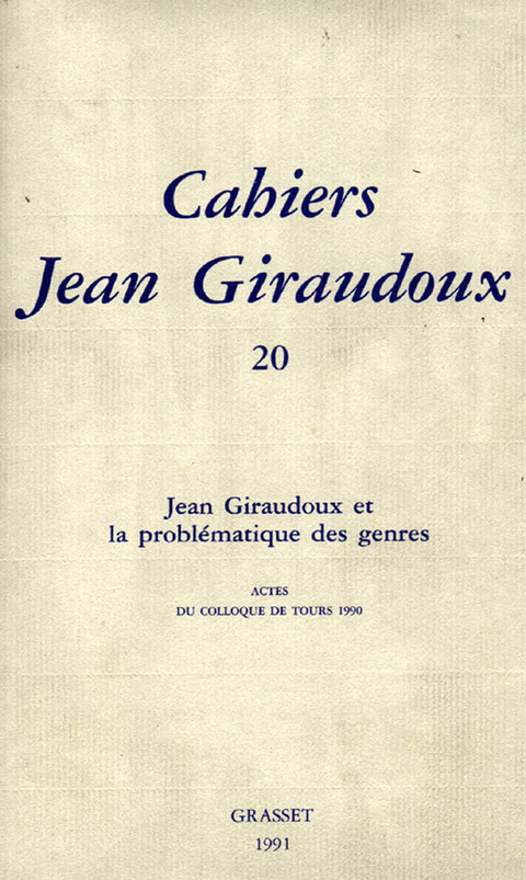 Cover image for book Cahiers numéro 20
