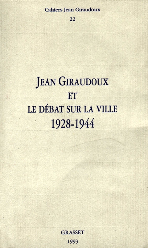 Cover image for book Cahiers numéro 22