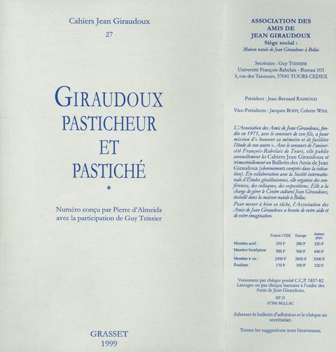 Cover image for book Cahiers numéro 27