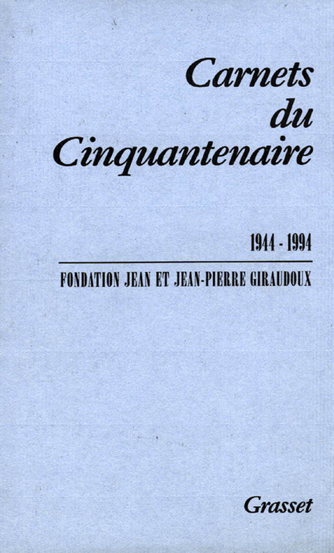 Cover image for book Carnets du cinquantenaire 1944-1994