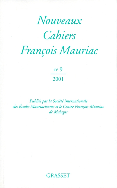 Cover image for book Nouveaux cahiers François Mauriac n°09