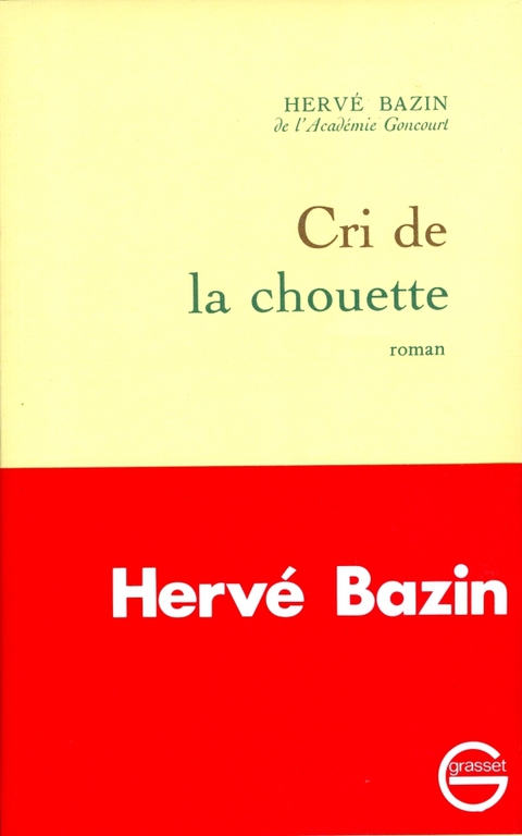 Cover image for book Cri de la chouette